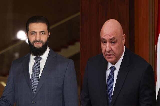 گفتگوی عون با الجولانی در مورد ترسیم مرزهای دریایی و آوارگان